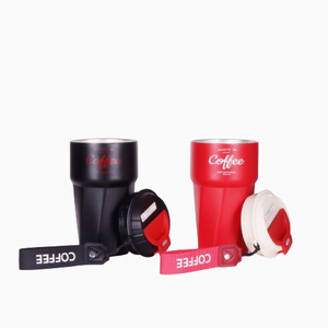 Portable Coffee-Themed Travel Tumblers | Spill-Proof On-The-Go Mugs