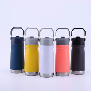 Stainless Steel Bottle with Hexagon Handle | Colorful & Durable Water Bottles