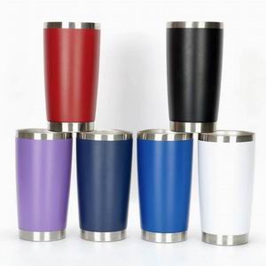 20oz Capacity Stainless Steel Insulated Tumblers | Colorful Thermal Travel Mugs