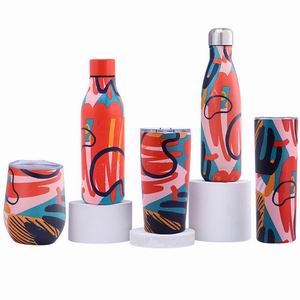 Artistic Print Insulated Bottles | Fashionable & Functional Drinkware Collection