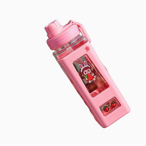 Cute Character 600ml Water Bottles for Kids | Colorful & Durable Drinkware