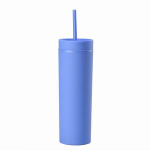 Colorful 450ml Double-Layer Plastic Tumblers | Stylish & Sustainable Drinkware