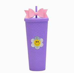 Charming 710ml Durian-Themed Double-Layer Plastic Cups | Fun & Durable Drinkware