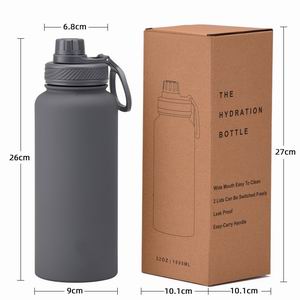 1000ml Eco-Friendly Green Water Bottle with Convenient Carry Loop