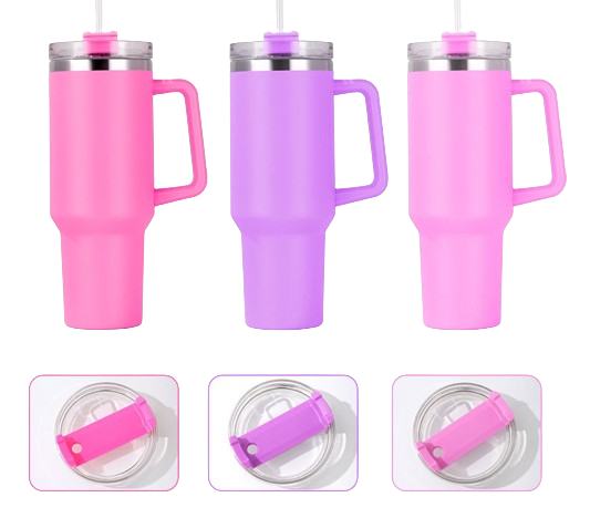 Customizable Handle Cup | 20oz, 30oz, 40oz Insulated Tumblers