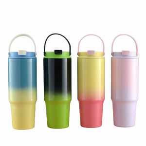 Colorful Leak-Proof Double-Layer Gradient Insulated Tumblers | Variety of Colors Outdoor Drinkware