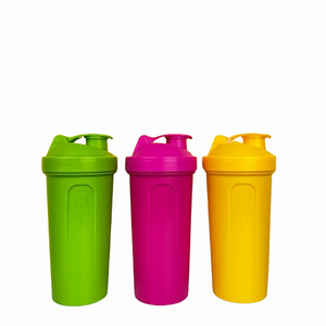 700ml Plastic Shaker Bottle - Durable Protein Powder Mixer for Gym and Sports