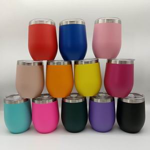 Egg-Shaped Insulated Tumblers | Stainless Steel | Colorful & Stylish