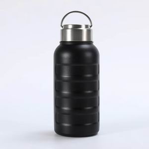 750ml/1000ml Caterpillar Shape Stainless Steel Vacuum Insulated Water Bottle with Handle