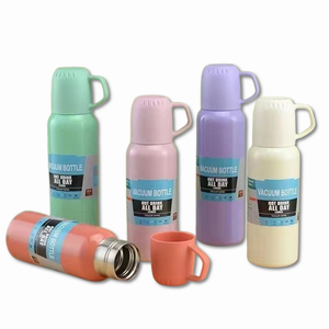 3-in-1 Stainless Steel Vacuum Insulated Water Bottle Set, 500ml, Gift Box