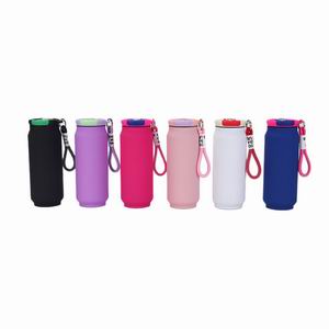Stylish Double Wall Stainless Steel Vacuum Bottle with Portable Can Shaped Thermos Bottle