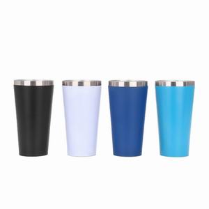 16oz Stainless Steel Car Tumbler - Double Wall Vacuum Insulated Travel Mug